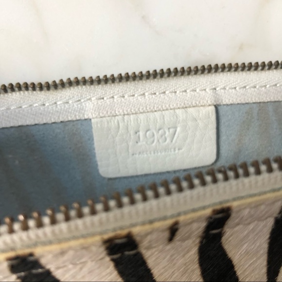 1937 Accessories Pony Hair Clutch Zebra Skin - Picture 6 of 9